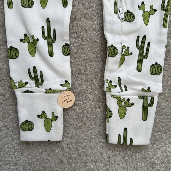 cactus infant two way zipper onesie - Picture 4 of 6